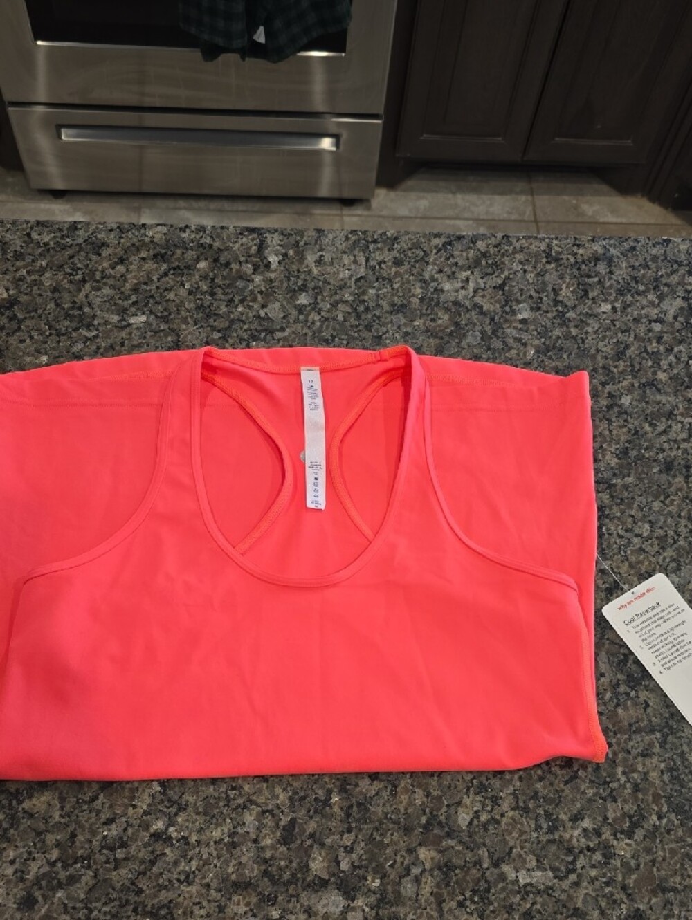 NWT Lululemon Cool Racerback Tank - Cape Red - Picture 3 of 7